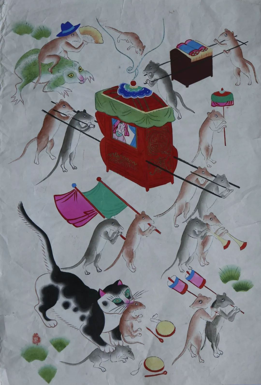 年画里的老鼠娶亲