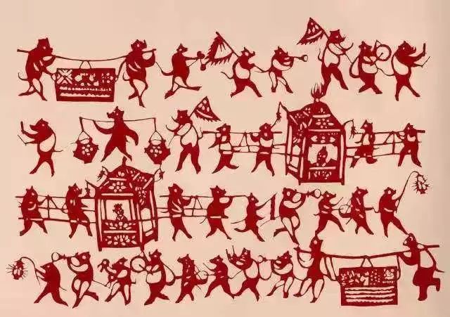 年画里的老鼠娶亲